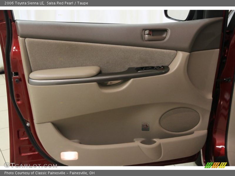 Salsa Red Pearl / Taupe 2006 Toyota Sienna LE