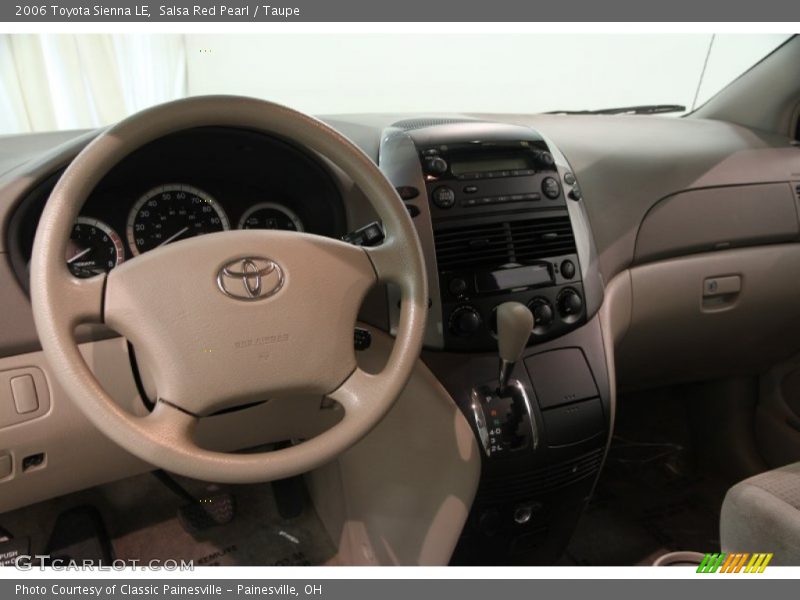 Salsa Red Pearl / Taupe 2006 Toyota Sienna LE