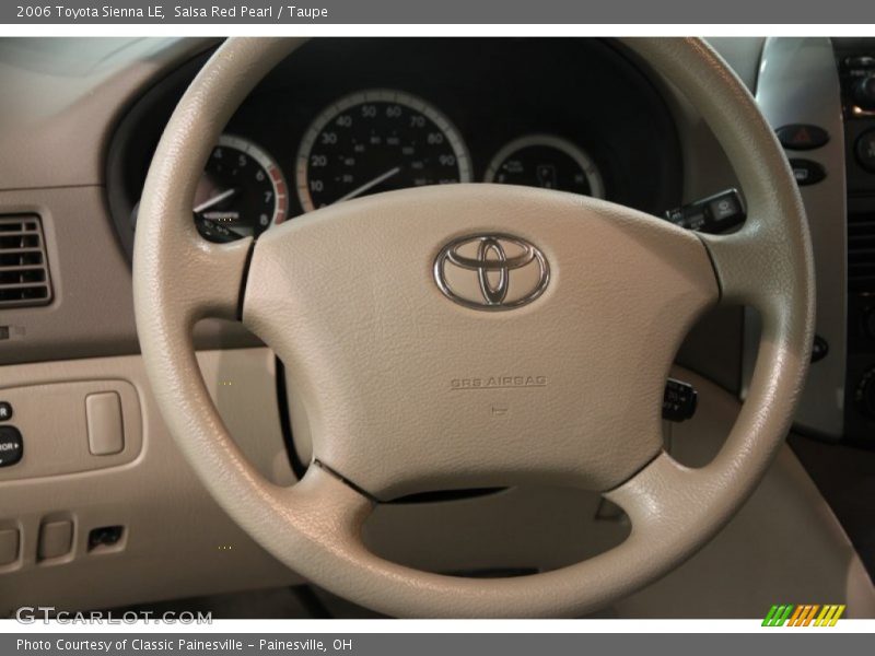 Salsa Red Pearl / Taupe 2006 Toyota Sienna LE