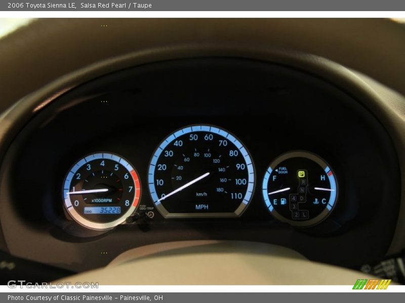 Salsa Red Pearl / Taupe 2006 Toyota Sienna LE