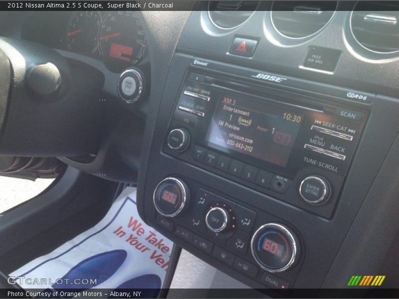 Super Black / Charcoal 2012 Nissan Altima 2.5 S Coupe