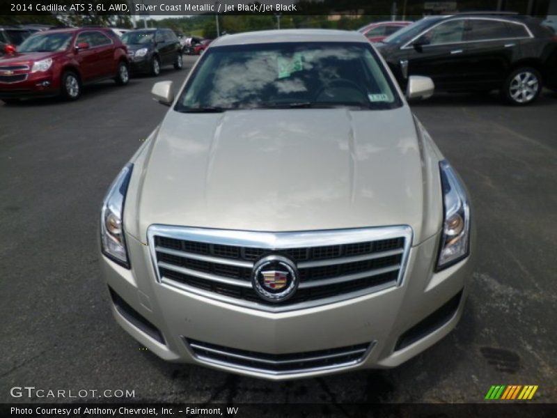  2014 ATS 3.6L AWD Silver Coast Metallic