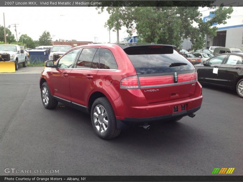 Vivid Red Metallic / Medium Camel 2007 Lincoln MKX