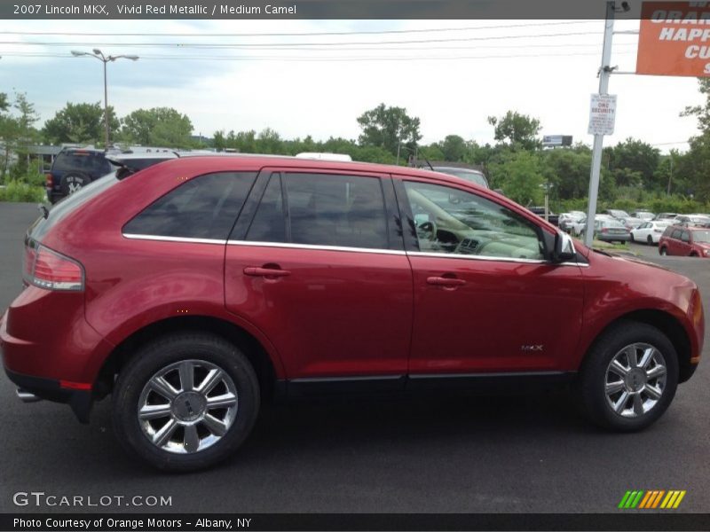 Vivid Red Metallic / Medium Camel 2007 Lincoln MKX