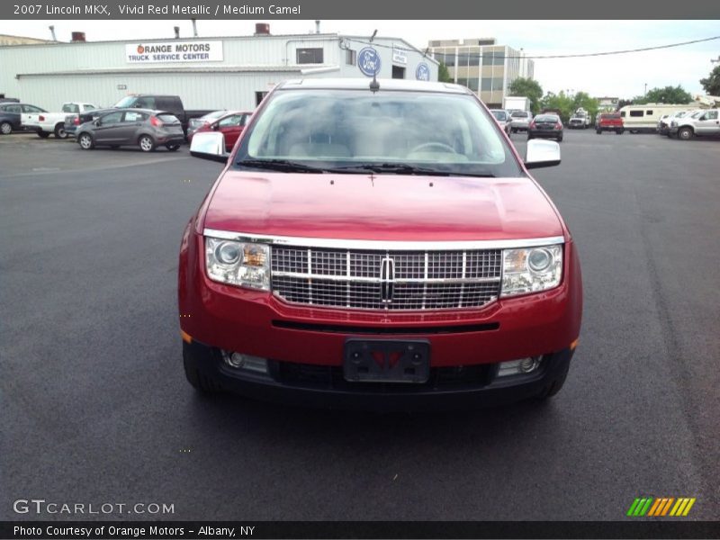 Vivid Red Metallic / Medium Camel 2007 Lincoln MKX