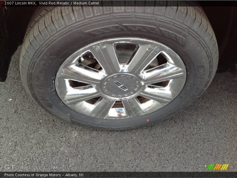 Vivid Red Metallic / Medium Camel 2007 Lincoln MKX