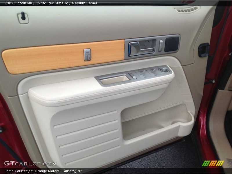 Vivid Red Metallic / Medium Camel 2007 Lincoln MKX