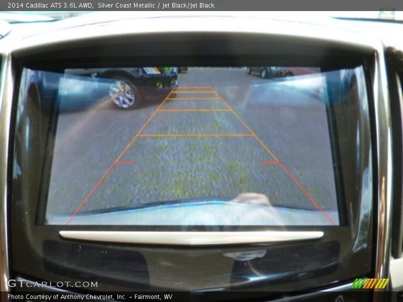 Silver Coast Metallic / Jet Black/Jet Black 2014 Cadillac ATS 3.6L AWD