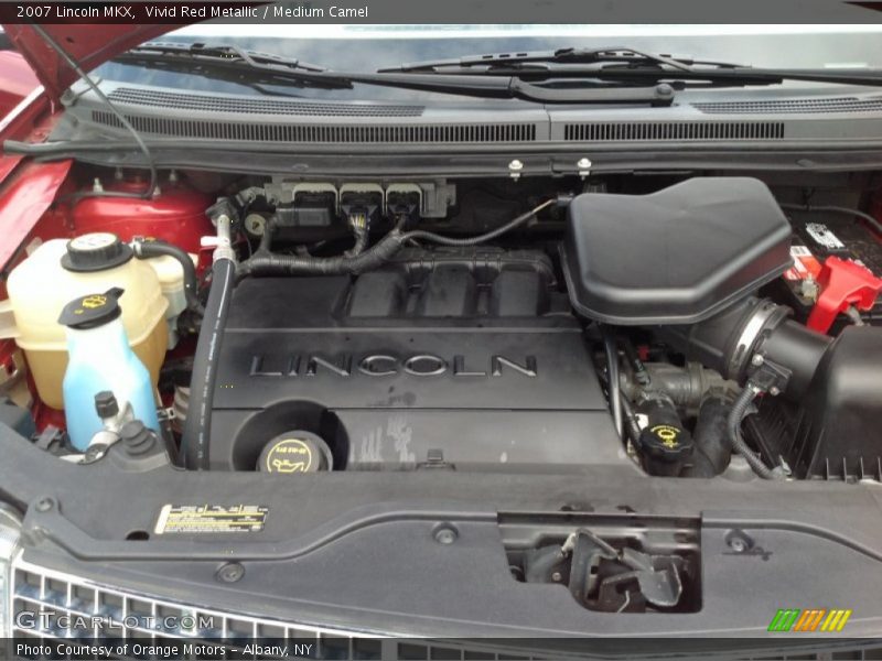 Vivid Red Metallic / Medium Camel 2007 Lincoln MKX