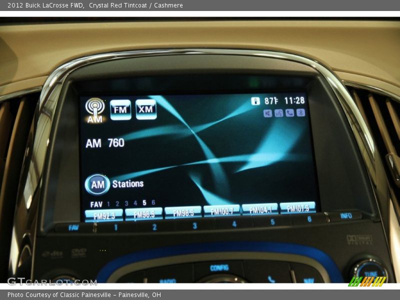 Crystal Red Tintcoat / Cashmere 2012 Buick LaCrosse FWD
