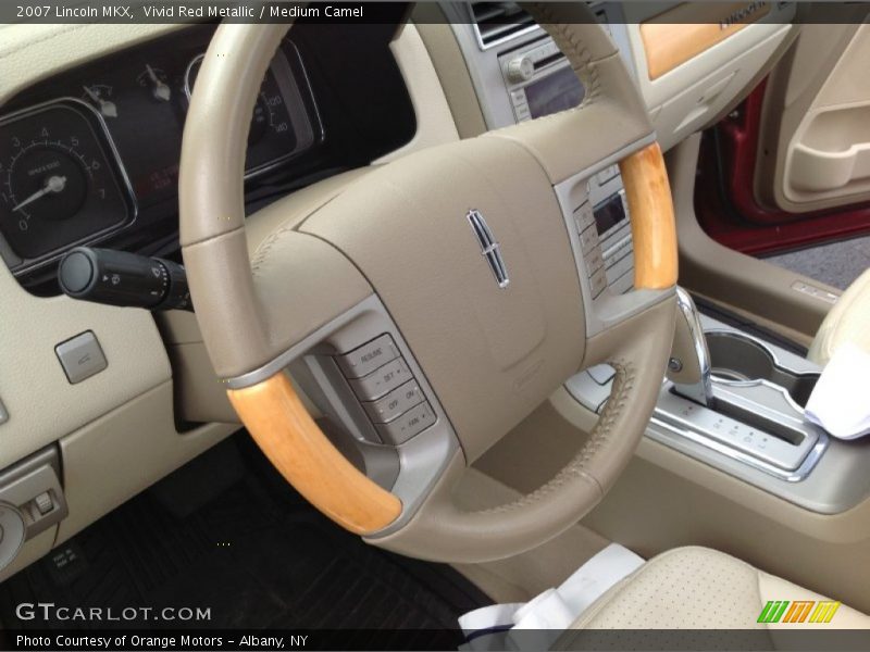 Vivid Red Metallic / Medium Camel 2007 Lincoln MKX