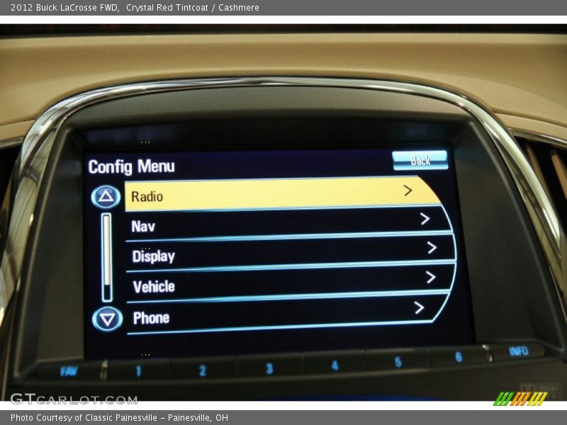 Crystal Red Tintcoat / Cashmere 2012 Buick LaCrosse FWD