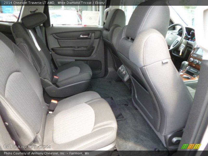 Rear Seat of 2014 Traverse LT AWD