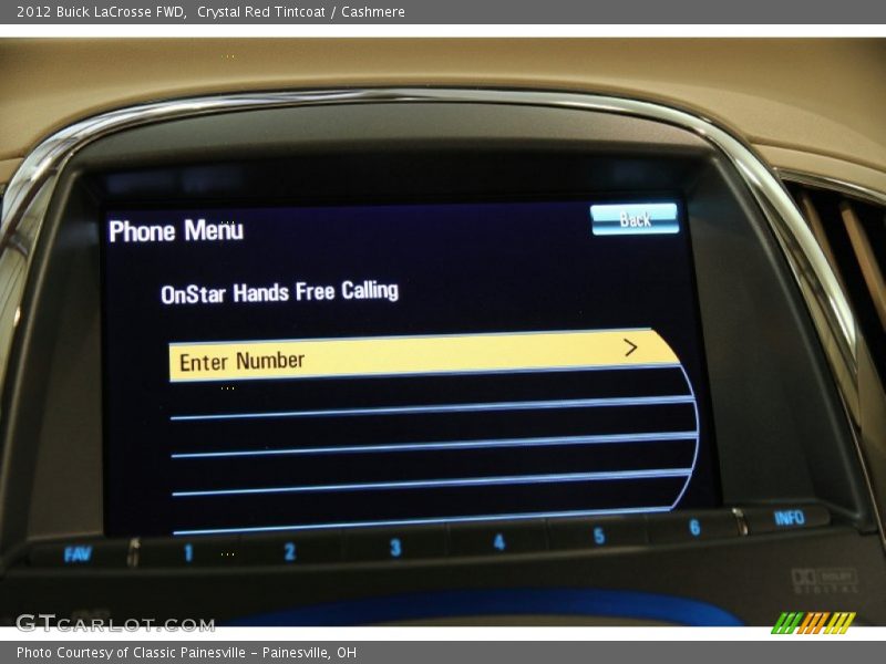 Crystal Red Tintcoat / Cashmere 2012 Buick LaCrosse FWD