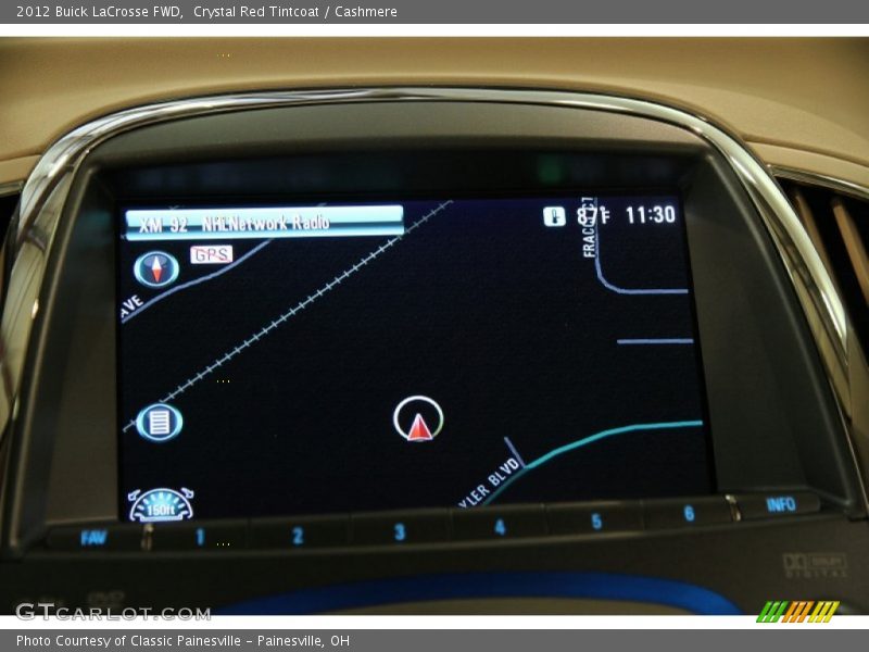Crystal Red Tintcoat / Cashmere 2012 Buick LaCrosse FWD