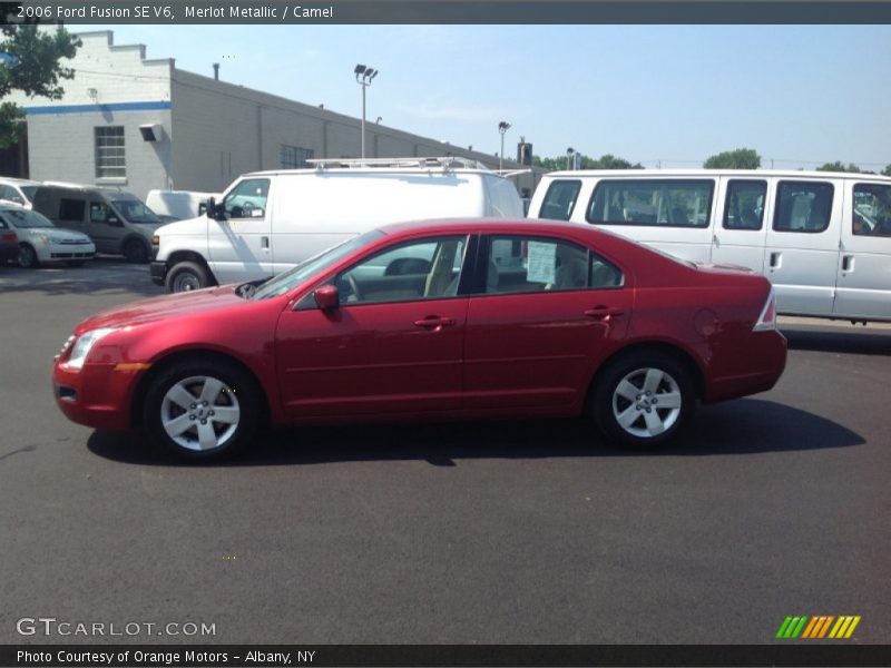 Merlot Metallic / Camel 2006 Ford Fusion SE V6