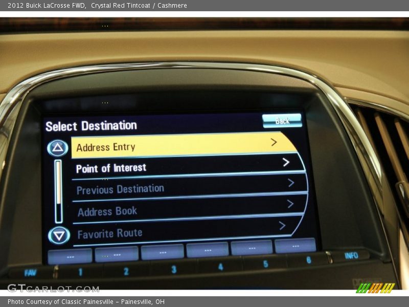 Crystal Red Tintcoat / Cashmere 2012 Buick LaCrosse FWD
