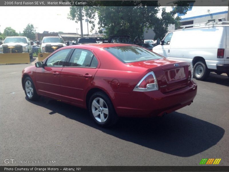 Merlot Metallic / Camel 2006 Ford Fusion SE V6