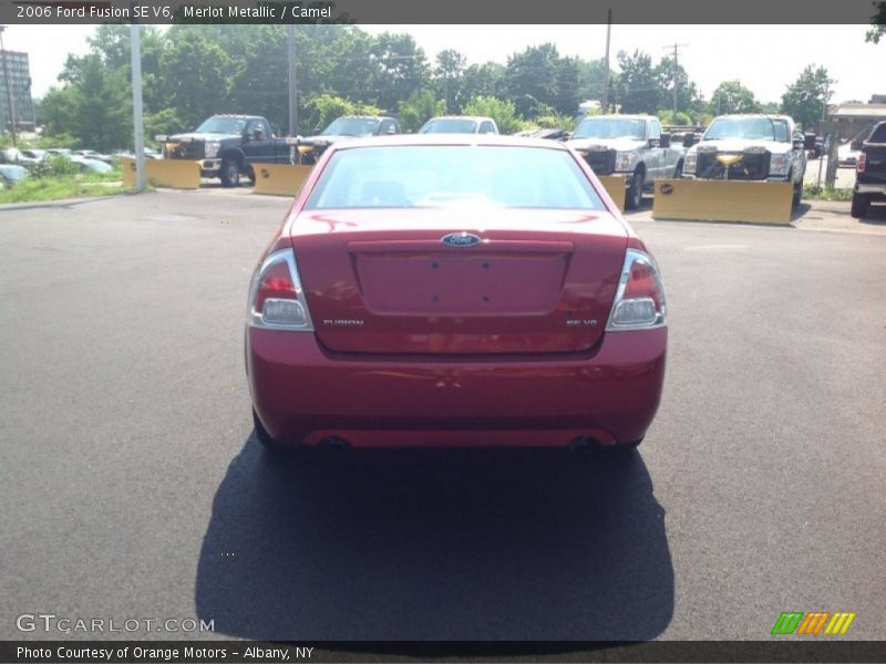 Merlot Metallic / Camel 2006 Ford Fusion SE V6