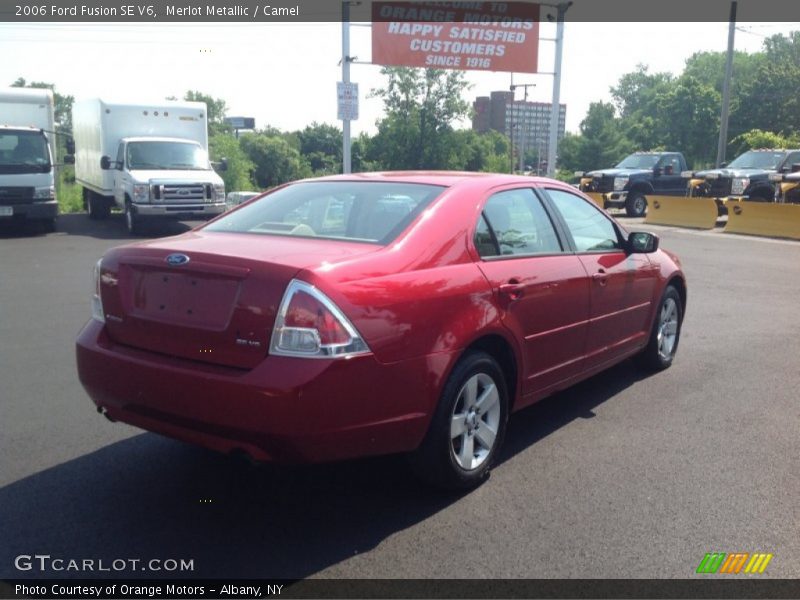 Merlot Metallic / Camel 2006 Ford Fusion SE V6
