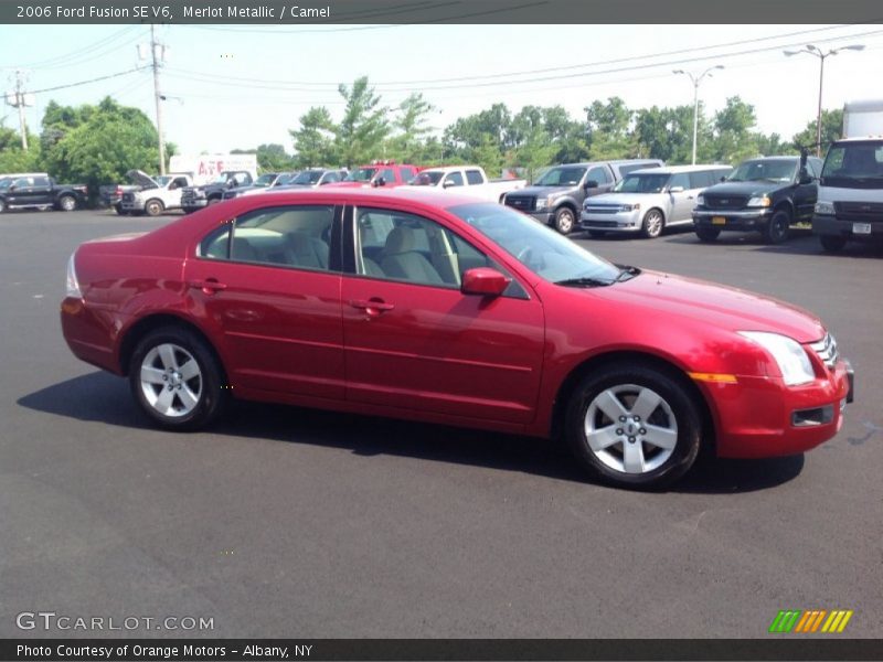 Merlot Metallic / Camel 2006 Ford Fusion SE V6