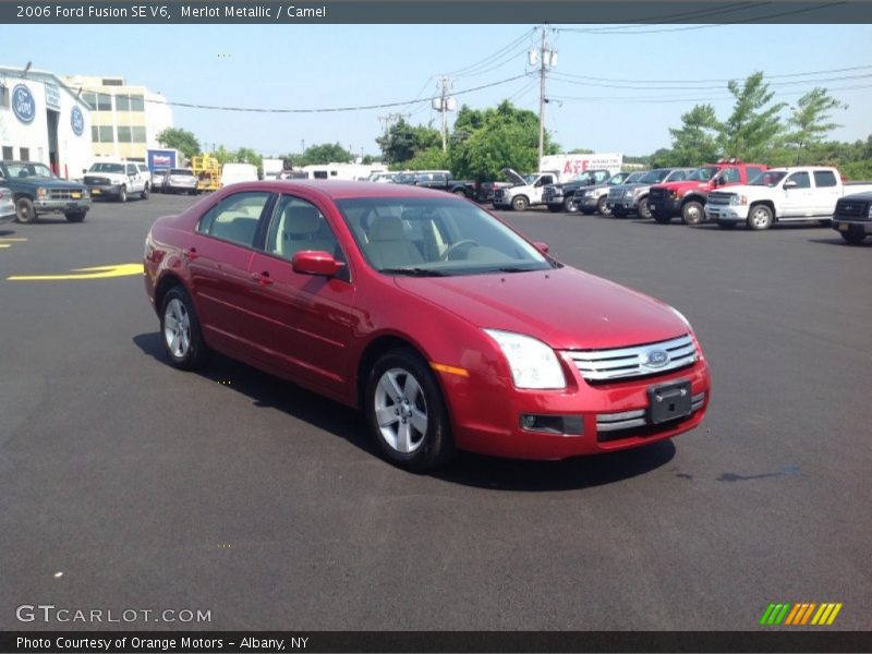 Merlot Metallic / Camel 2006 Ford Fusion SE V6