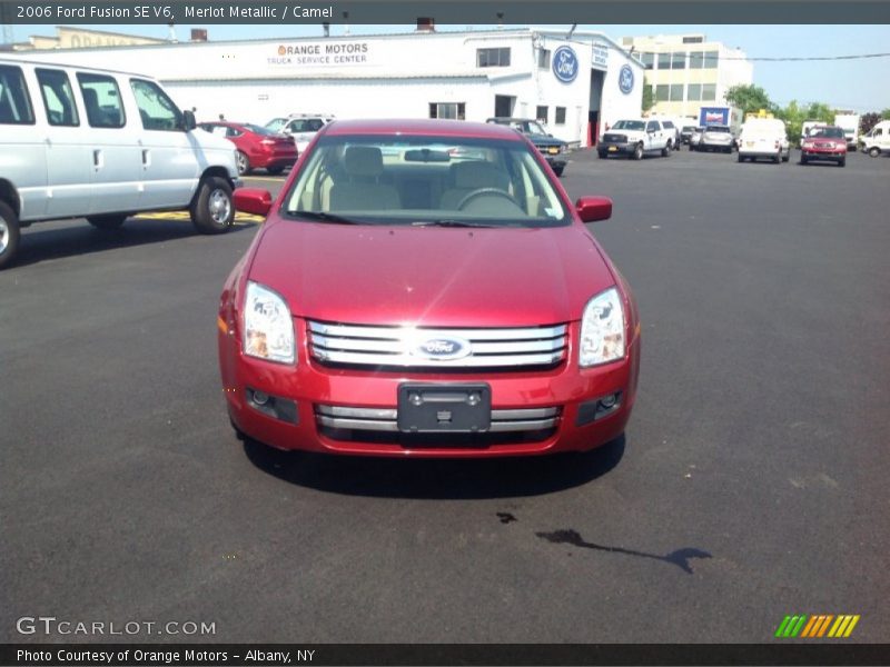 Merlot Metallic / Camel 2006 Ford Fusion SE V6