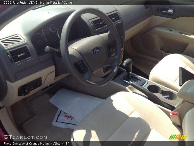 Merlot Metallic / Camel 2006 Ford Fusion SE V6