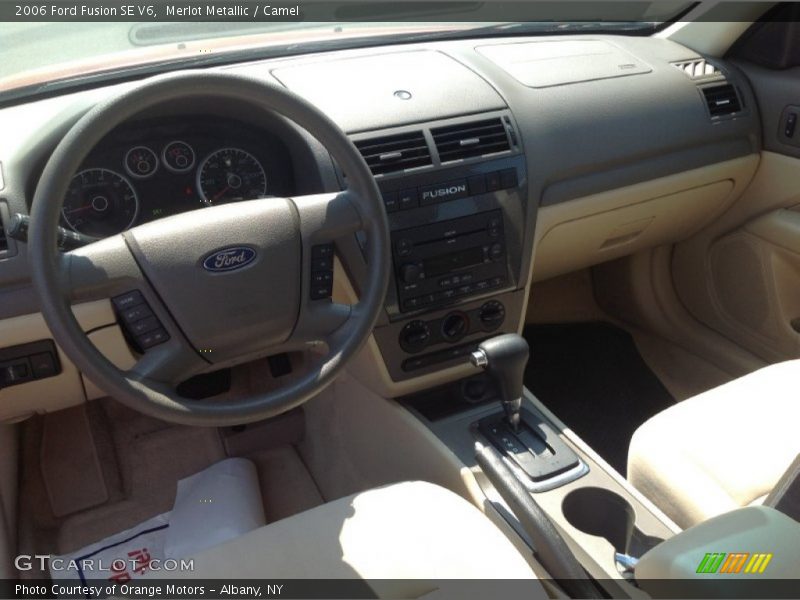 Merlot Metallic / Camel 2006 Ford Fusion SE V6