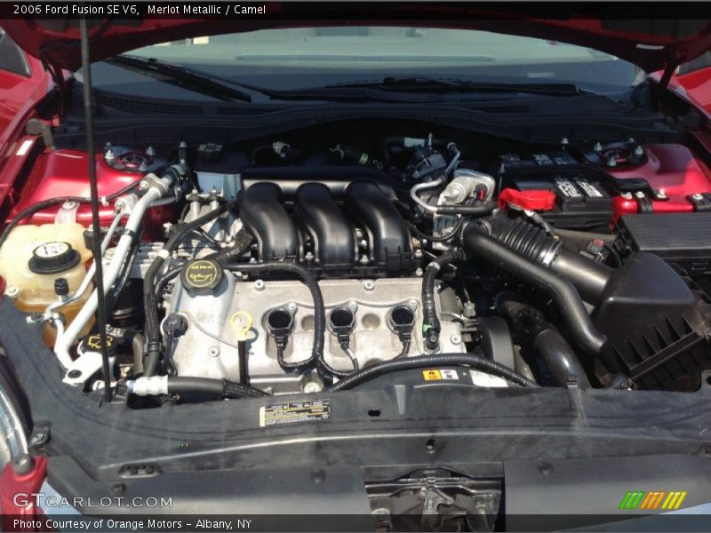 Merlot Metallic / Camel 2006 Ford Fusion SE V6
