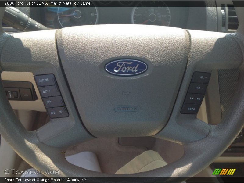 Merlot Metallic / Camel 2006 Ford Fusion SE V6