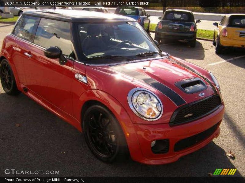 Chili Red / Punch Carbon Black 2007 Mini Cooper S John Cooper Works Hardtop
