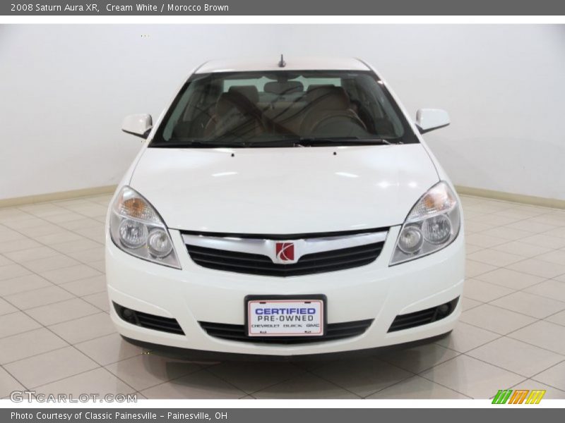 Cream White / Morocco Brown 2008 Saturn Aura XR