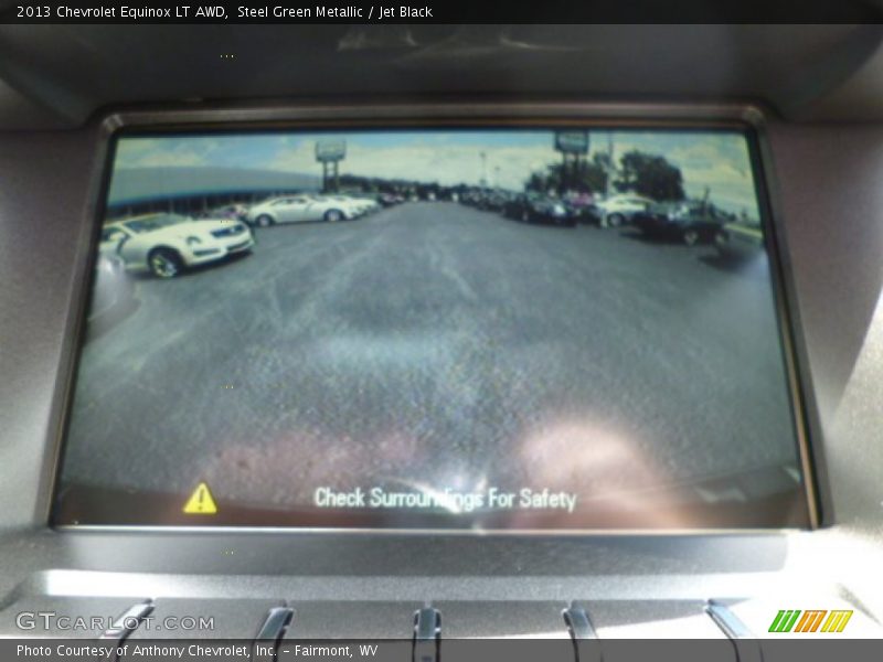 Steel Green Metallic / Jet Black 2013 Chevrolet Equinox LT AWD