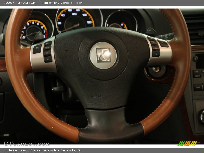 Cream White / Morocco Brown 2008 Saturn Aura XR