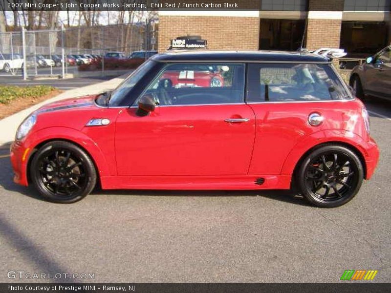 Chili Red / Punch Carbon Black 2007 Mini Cooper S John Cooper Works Hardtop