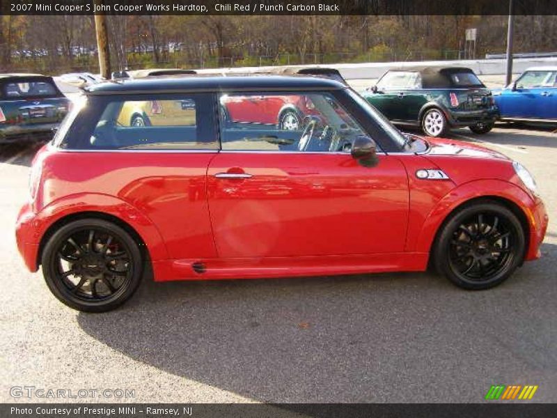 Chili Red / Punch Carbon Black 2007 Mini Cooper S John Cooper Works Hardtop