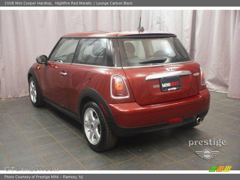Nightfire Red Metallic / Lounge Carbon Black 2008 Mini Cooper Hardtop
