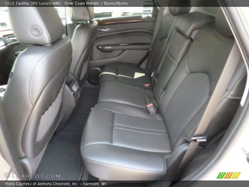 Silver Coast Metallic / Ebony/Ebony 2013 Cadillac SRX Luxury AWD