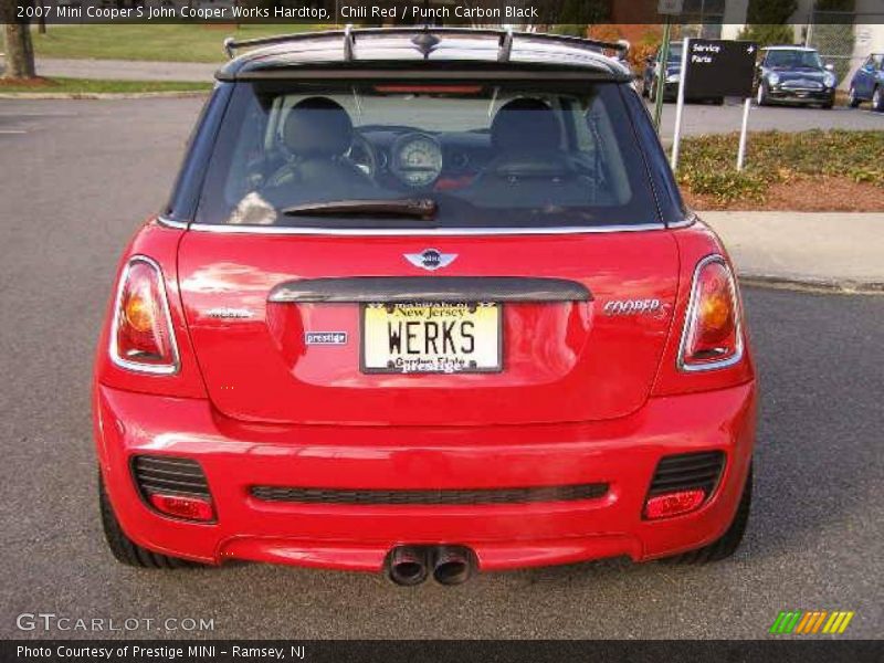 Chili Red / Punch Carbon Black 2007 Mini Cooper S John Cooper Works Hardtop