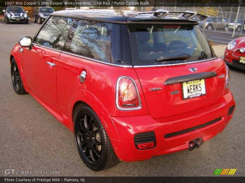 Chili Red / Punch Carbon Black 2007 Mini Cooper S John Cooper Works Hardtop