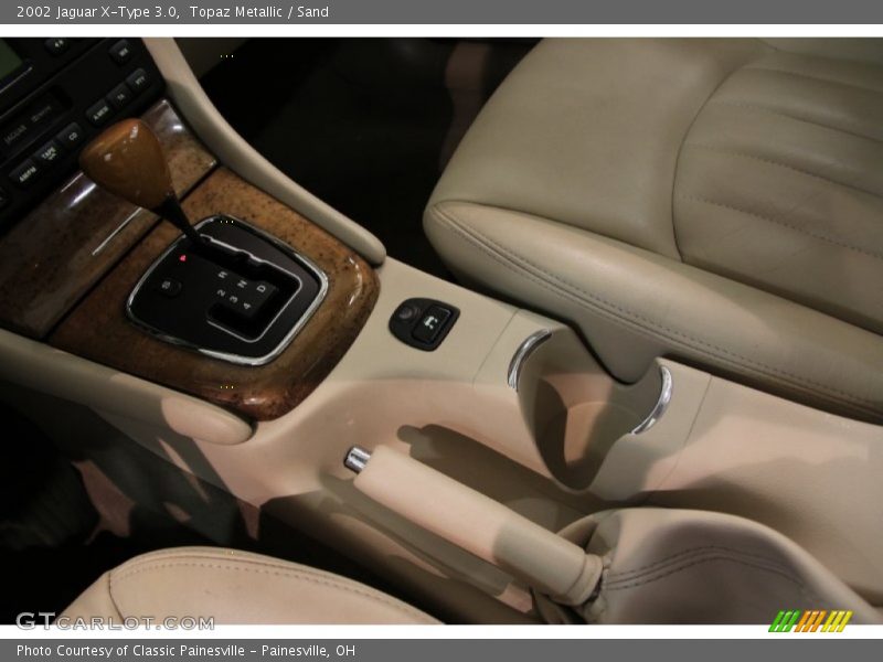 Topaz Metallic / Sand 2002 Jaguar X-Type 3.0