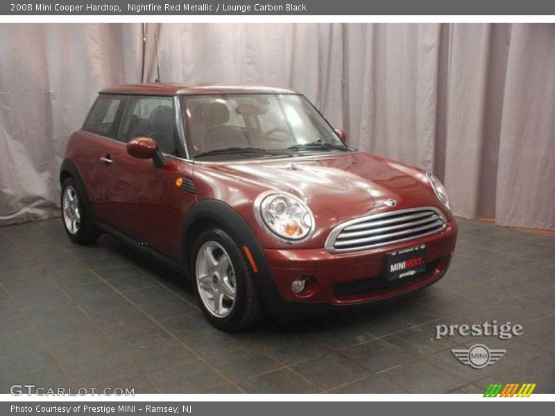 Nightfire Red Metallic / Lounge Carbon Black 2008 Mini Cooper Hardtop
