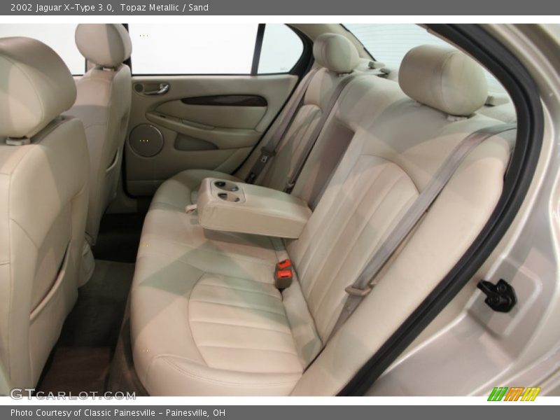 Topaz Metallic / Sand 2002 Jaguar X-Type 3.0