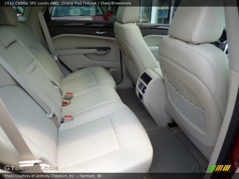 Crystal Red Tintcoat / Shale/Brownstone 2013 Cadillac SRX Luxury AWD
