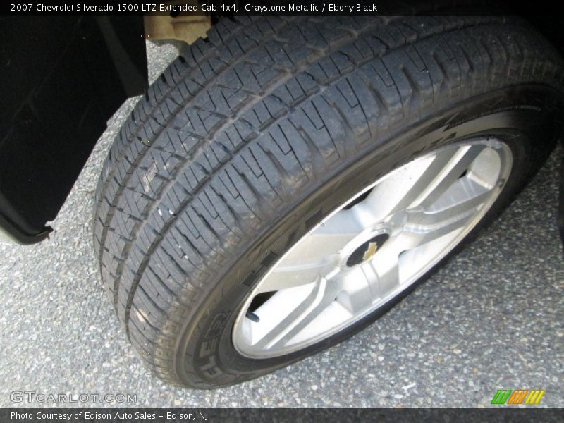 Graystone Metallic / Ebony Black 2007 Chevrolet Silverado 1500 LTZ Extended Cab 4x4