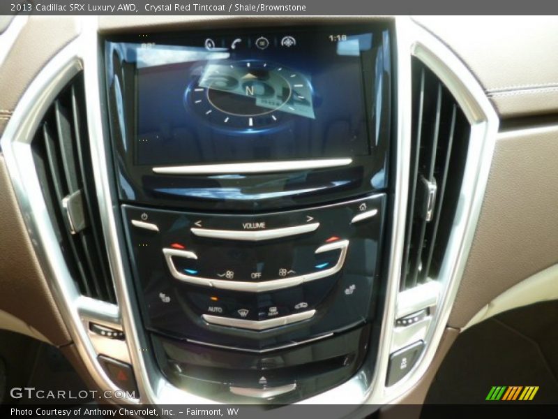 Crystal Red Tintcoat / Shale/Brownstone 2013 Cadillac SRX Luxury AWD