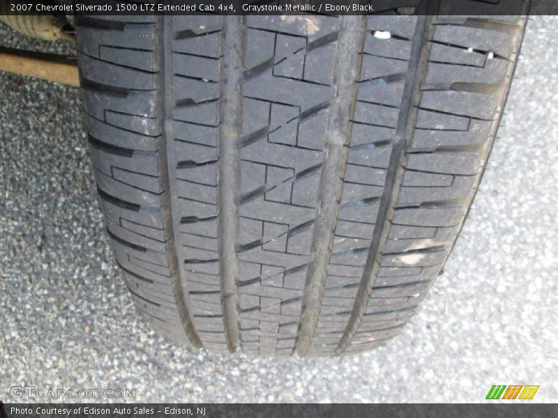 Graystone Metallic / Ebony Black 2007 Chevrolet Silverado 1500 LTZ Extended Cab 4x4