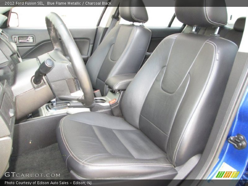 Blue Flame Metallic / Charcoal Black 2012 Ford Fusion SEL