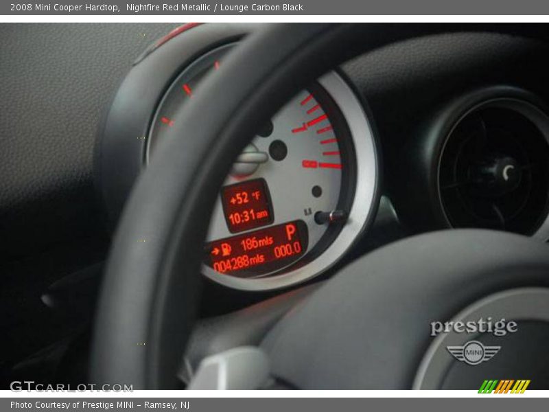 Nightfire Red Metallic / Lounge Carbon Black 2008 Mini Cooper Hardtop